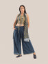 Elastic voile tube top
